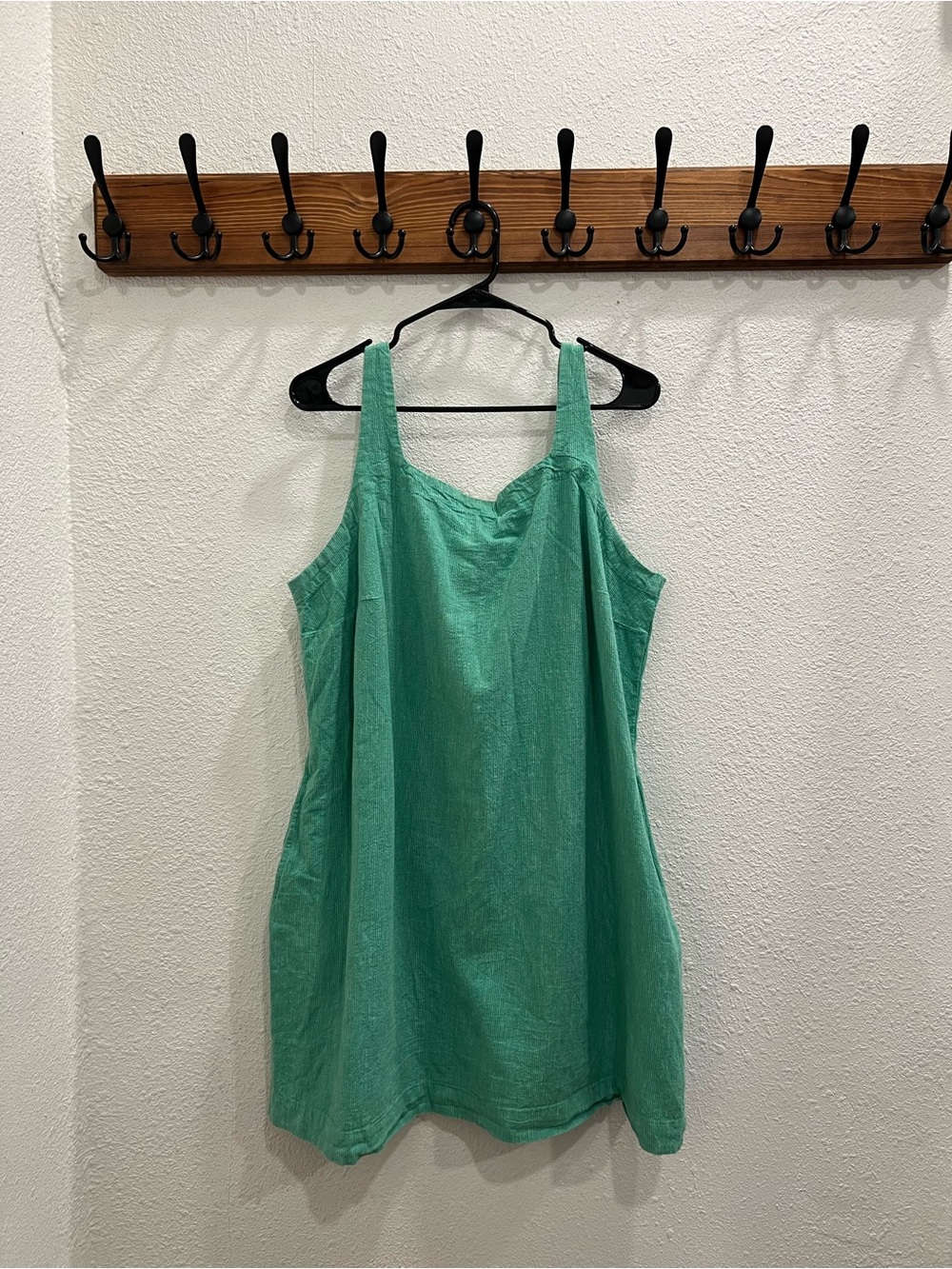 a new day Seafoam Green Linen-Blend Tank Top
